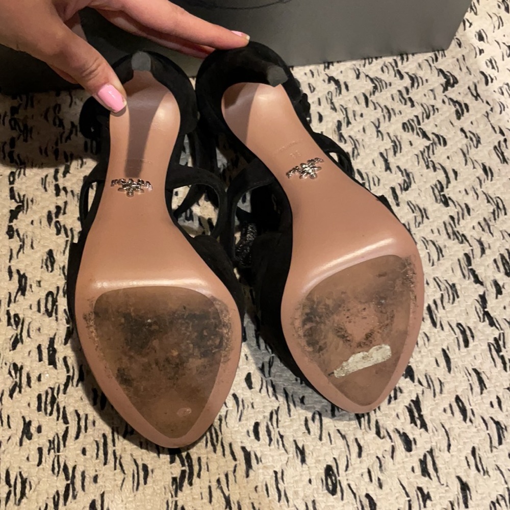 Prada Black Heels - Picture 6 of 7